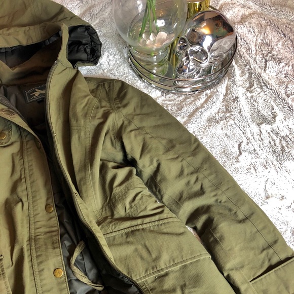SALE Spiewak Hooded Green Parka Coat W/ Thinsulate - Picture 1 of 8